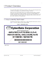 Предварительный просмотр 9 страницы CyberData 11061 Operation Manual