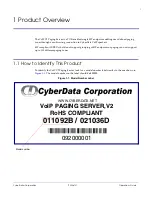 Предварительный просмотр 9 страницы CyberData 11092 Operation Manual