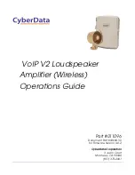 CyberData 11096 Operation Manual предпросмотр