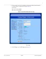 Предварительный просмотр 8 страницы CyberData 3CX Setup Manual