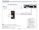 Preview for 2 page of CyberData Singlewire Paging Adapter Connections