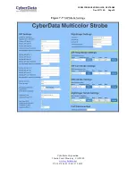 Предварительный просмотр 40 страницы CyberData SIP Strobe Configuration Manual