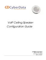 CyberData TN083 Configuration Manual preview