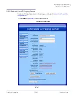 Preview for 82 page of CyberData VoIP V3 Paging Server Operation Manual