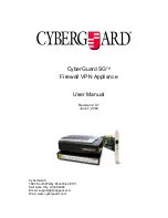 Preview for 1 page of CyberGuard 2.0.1 User Manual