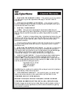 Предварительный просмотр 4 страницы CyberHome CH-DVR 1600MU Operating Manual