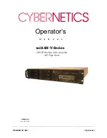 Предварительный просмотр 1 страницы Cybernetics miSAN-V6 Operator'S Manual