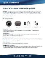 CyberOptics AVLS3 Quick Start Manual preview