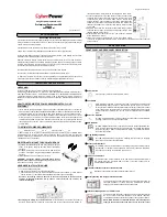 CyberPower 3000 VA User Manual preview