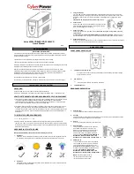 Preview for 1 page of CyberPower 600ELCD User Manual