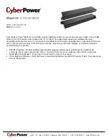 CyberPower 649532893508 Specification Sheet preview