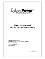 CyberPower BP48V75ART2UTAA User Manual preview