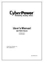 Preview for 1 page of CyberPower BPE36V60AS User Manual