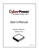 Preview for 1 page of CyberPower BPE48V75ART2U User Manual