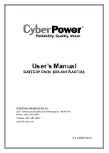 CyberPower BPL48V75ART2U User Manual preview