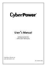 CyberPower BPSE240V75ART3U User Manual preview