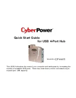 Preview for 1 page of CyberPower CP CP-H411 CP-H411 Quick Start Manual