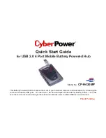 CyberPower CP-H420MP Quick Start Manual предпросмотр