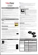 CyberPower CP1285AVRLCD User Manual preview