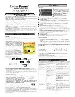 Preview for 1 page of CyberPower CP685AVR-G User Manual