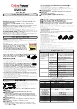 CyberPower CP685AVR User Manual preview