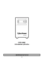 Preview for 43 page of CyberPower CPS1000E-FR User Manual