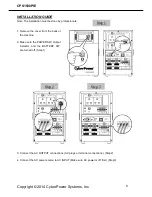 Предварительный просмотр 7 страницы CyberPower CPS1500PIE User Manual