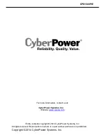 Предварительный просмотр 19 страницы CyberPower CPS1500PIE User Manual