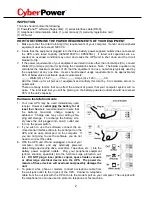 Предварительный просмотр 2 страницы CyberPower CPS325SL Manual