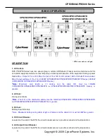 Предварительный просмотр 6 страницы CyberPower CPS3500PIE User Manual