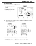 Предварительный просмотр 8 страницы CyberPower CPS3500PIE User Manual