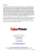 Предварительный просмотр 17 страницы CyberPower CPS625AVR User Manual