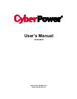 CyberPower CPSHB300ETR User Manual предпросмотр