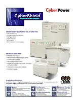 CyberPower CyberShield CS16U48V-8 Specification Sheet preview