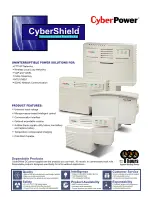 Preview for 1 page of CyberPower CyberShield CS16U48V-8 Specification Sheet