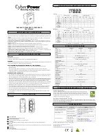 CyberPower DL450ELCD User Manual preview