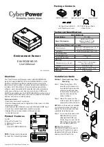 Preview for 1 page of CyberPower ENVIROSENSOR User Manual