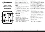 Предварительный просмотр 1 страницы CyberPower GP400U4AWH User Manual