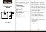 CyberPower HT200W User Manual предпросмотр