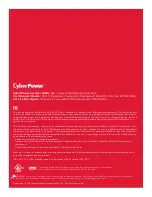 Предварительный просмотр 8 страницы CyberPower HT705GR User Manual