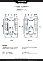 CyberPower LE1000DG User Manual предпросмотр