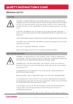 Preview for 3 page of CyberPower MBP63A2 Installation And Operation Manual