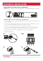 Preview for 12 page of CyberPower MBP63A2 Installation And Operation Manual