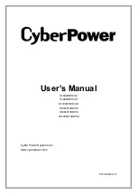 CyberPower OL10000ERT3UD User Manual предпросмотр