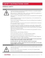 Предварительный просмотр 3 страницы CyberPower OL10KSTF Installation And Operation Manual