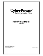 CyberPower OLS5200E User Manual preview