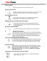 Предварительный просмотр 6 страницы CyberPower OP1250 User Manual