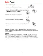 Предварительный просмотр 8 страницы CyberPower OP1250 User Manual