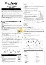 Preview for 1 page of CyberPower RB12120X2A User Manual