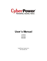 CyberPower SM060KMF User Manual предпросмотр